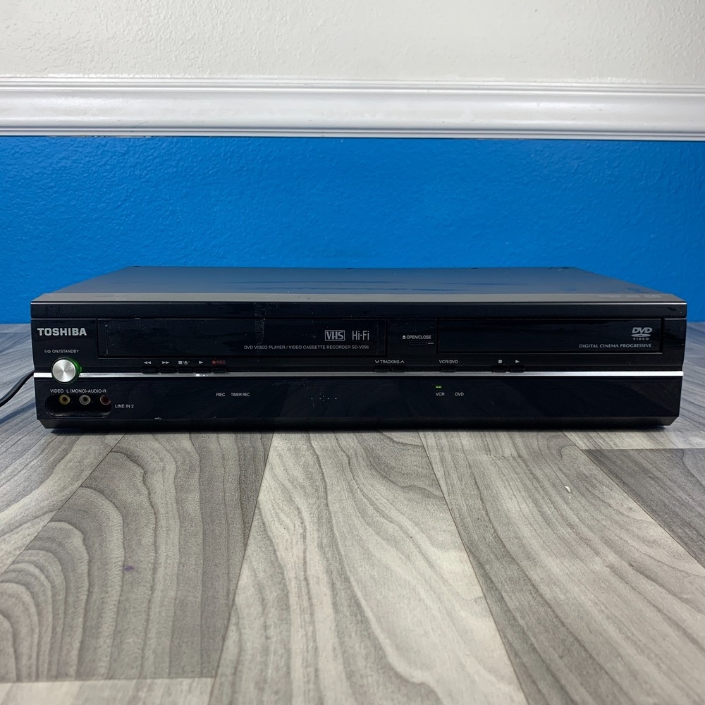 Toshiba SD-V296 DVD VCR VHS Combo Player No Remote - READ DVD WORKING